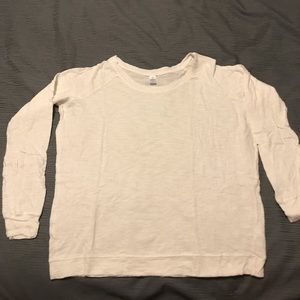 White long sleeve tee